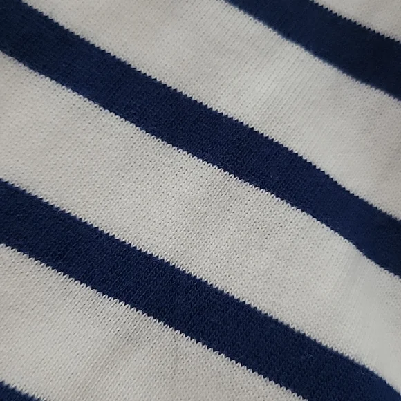 Old Navy Blue and White Striped Midi Dress - Picture 4 of 4